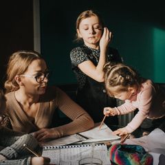 Eine Familie (Symbolbild)