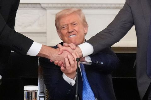 US-Präsident Donald Trump brüstet sich immer wieder, schon mehrere Kriege und große Konflikte beendet zu haben. (Archivbild) Fot