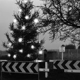 Die Aktion "Licht an die Mauer" findet jenseits von Berlin Nachahmer, hier 1982 an der innerdeutschen Grenze zwischen Kaiserwinkel (Niedersachsen) und Jahrstedt (Sachsen-Anhalt)