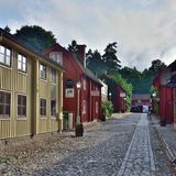 Eksjö (erhaltene Altstadt aus Holz) Schweden