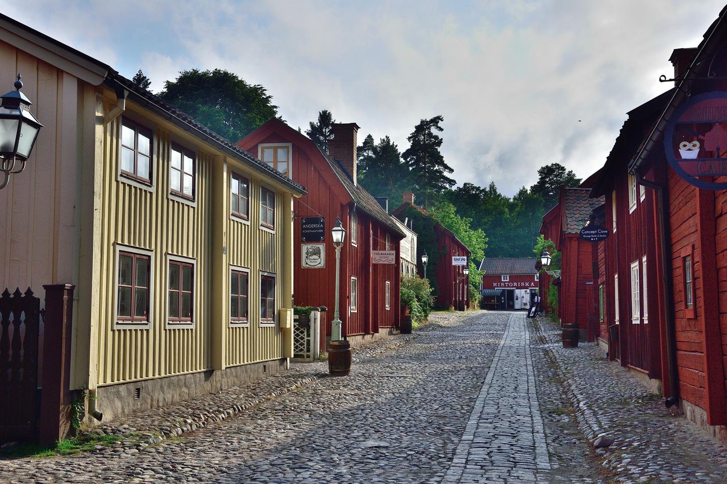 Eksjö (erhaltene Altstadt aus Holz) Schweden