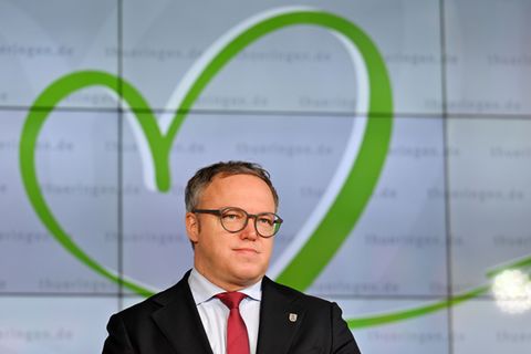 Thüringens Ministerpräsident Mario Voigt (CDU) dringt auf eine Lösung im Streit um Finanzierungsfragen zwischen Bund und Ländern