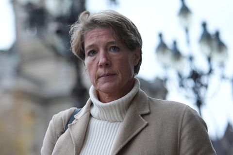 Christina Block auf dem Weg zum Landgericht Hamburg. Am Mittwoch wird der Entführungsprozess gegen die Steakhaus-Erbin fortgesetzt