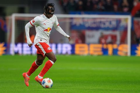 Leipzigs Yan Diomande wurde für den Afrika-Cup ins Aufgebot der Elfenbeinküste berufen. (Archivbild) Foto: Jan Woitas/dpa