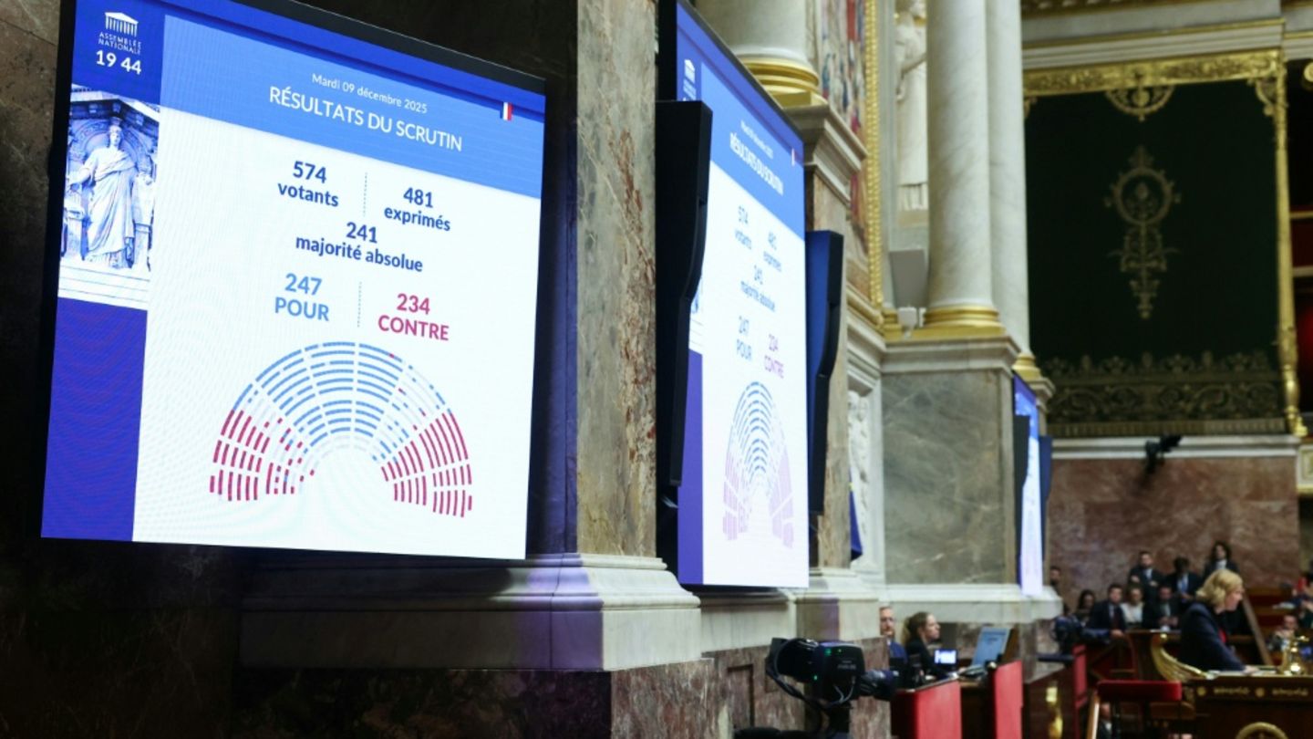 Abstimmung in der Nationalversammlung