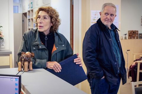 Die Wiener Bibi Fellner (Adele Neuhauser) und Moritz Eisner (Harald Krassnitzer) ermitteln im "Tatort: Der Elektriker" im Altersheim. Dort gibt es einen Toten im Badewannen-Hebelift – und viel österreichisch schwarzen Humor zu begutachten.