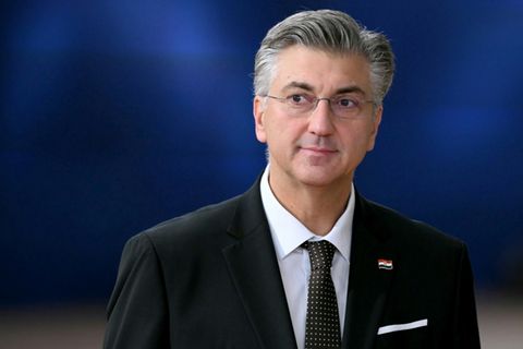 Andrej Plenkovic im Oktober in Brüssel