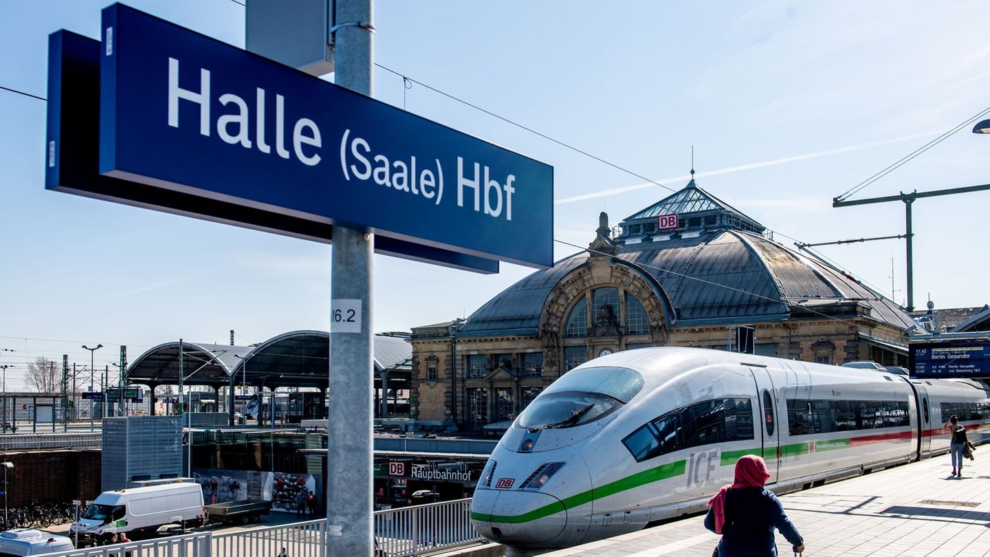 Ab Sonntag kommen Fahrgäste der Deutschen Bahn wieder schnell von Berlin nach Halle - die Bauarbeiten auf der Anhalter Bahn werd
