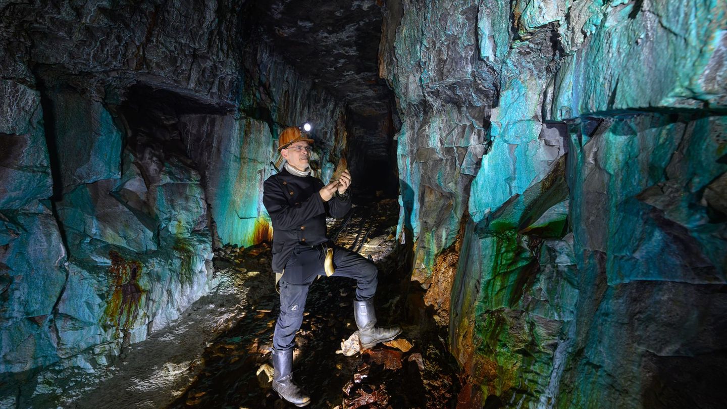 Mit Bergaufzug, Gottesdienst und Zapfenstreich geht in Eisleben das Festjahr "825 Jahre Mansfelder Bergbau" zu Ende. (Archivbild