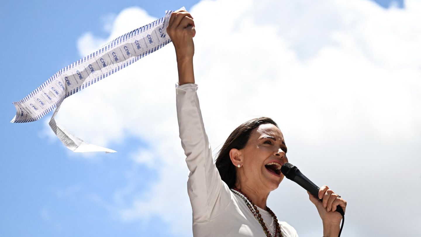 María Corina Machado im Sommer 2024