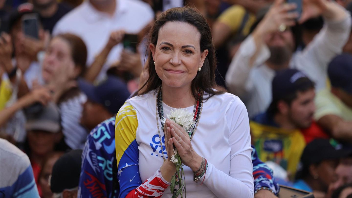 Oppositionsführerin Maria Corina Machado galt als Favoritin gegen den linksnationalistischen Amtsinhaber Nicolás Maduro