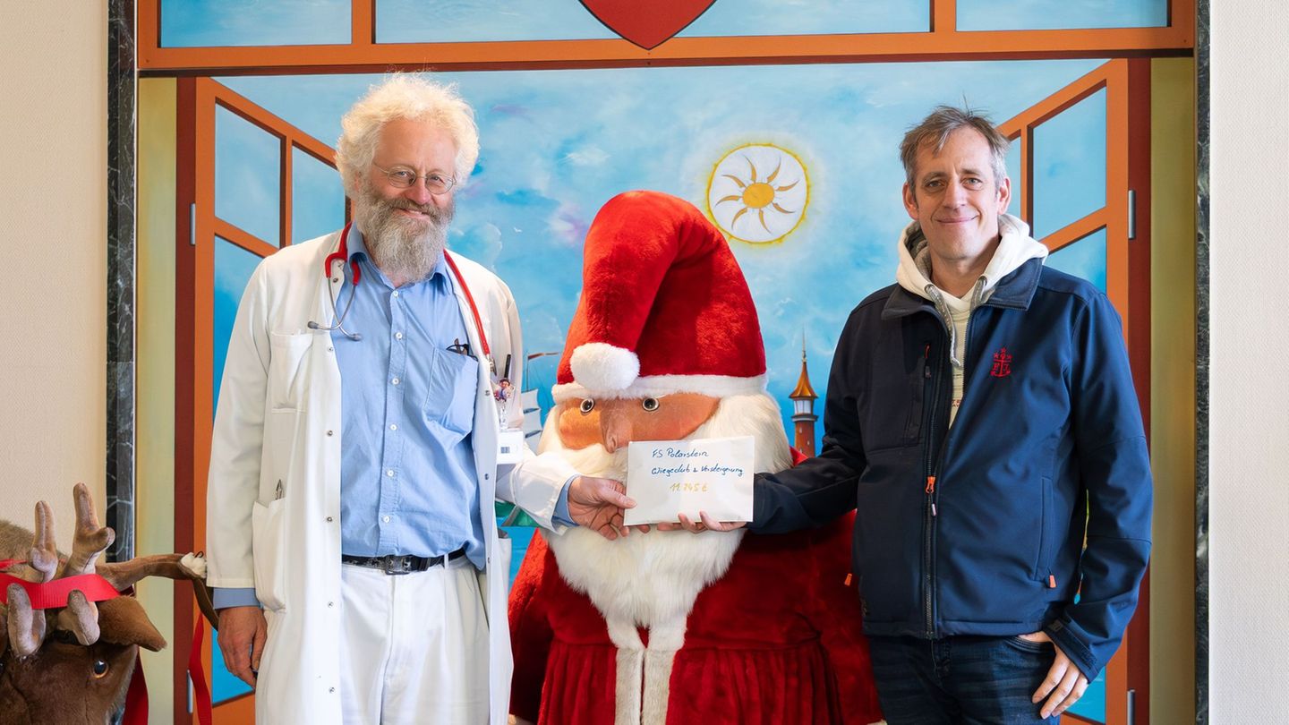 Fast 12.000 Euro kamen durch den "Wiegeclub" und die Versteigerung an Bord der "Polarstern" zusammen. Foto: -/Universitätsmedizi