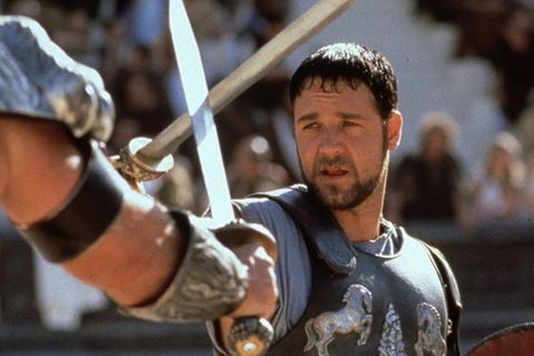 Russell Crowe spielte in "Gladiator" (2000) die Hauptrolle.