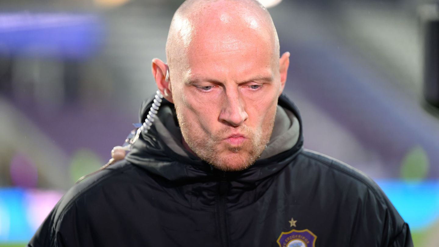 Für Heidrich ist Schluss in Aue. (Archivbild) Foto: Robert Michael/dpa