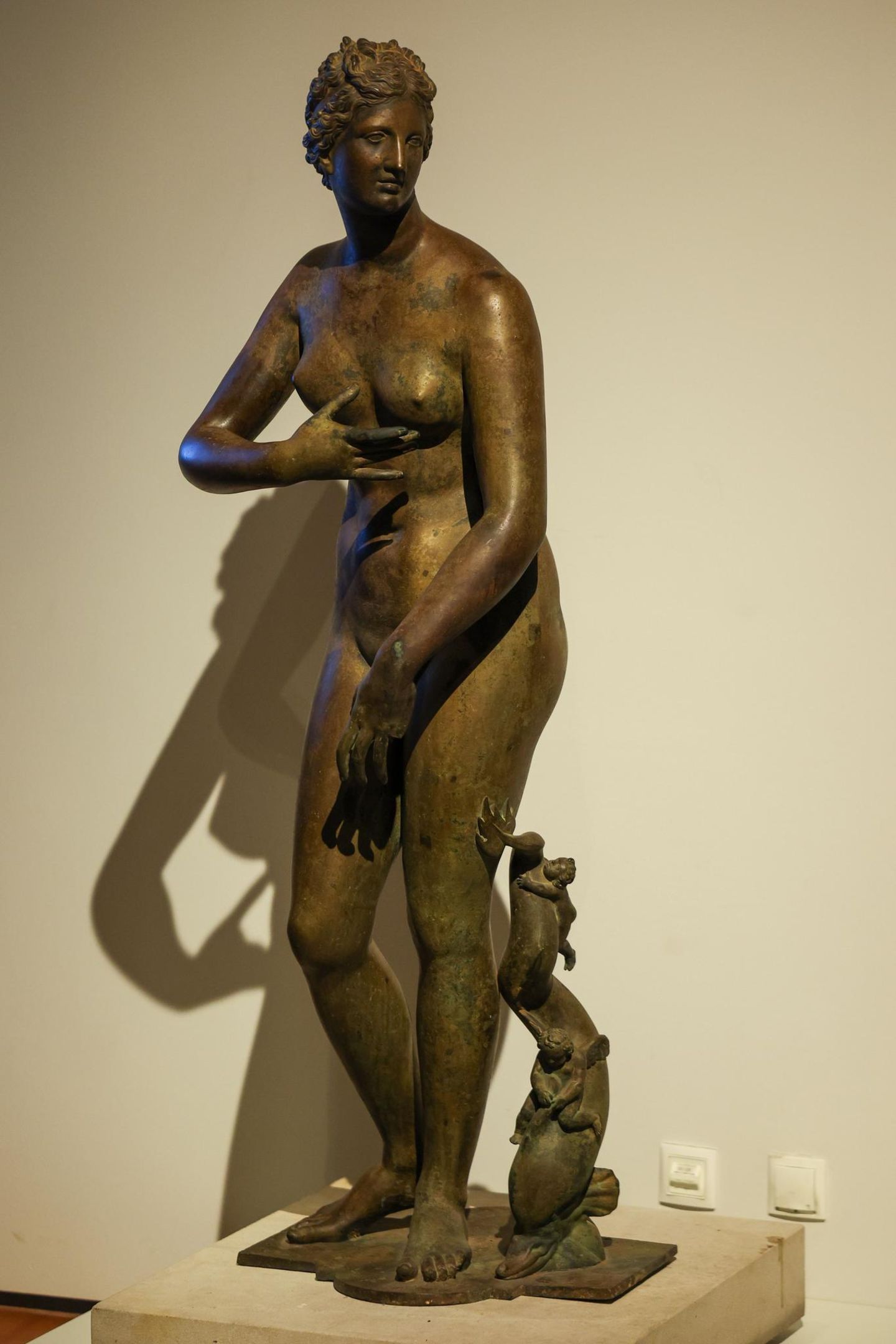 Bronzekopie der Venus Medici