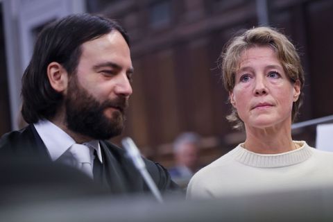 Unternehmerin Christina Block wird von Rechtsanwalt Ingo Bott vertreten. Foto: Christian Charisius/dpa/Pool/dpa