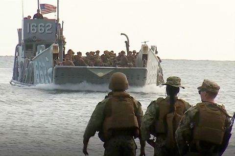 Video zeigt Ankunft von US-Truppen in Puerto Rico