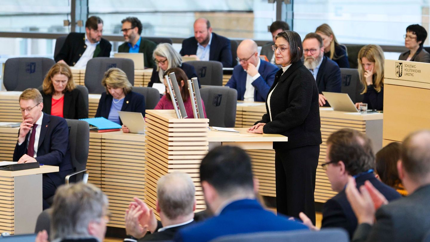 Schleswig-Holsteins Landtag hat den Haushalt für 2026 beschlossen. Foto: Frank Molter/dpa