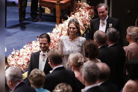 Prinz Carl Philip (li.) mit Schwester Madeleine und deren Ehemann Chris O'Neill.