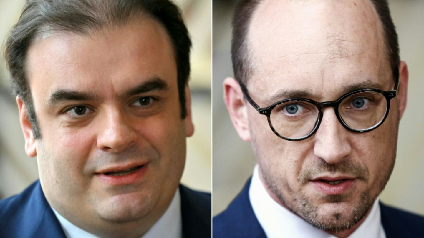 Pierrakakis (l.) und van Peteghem