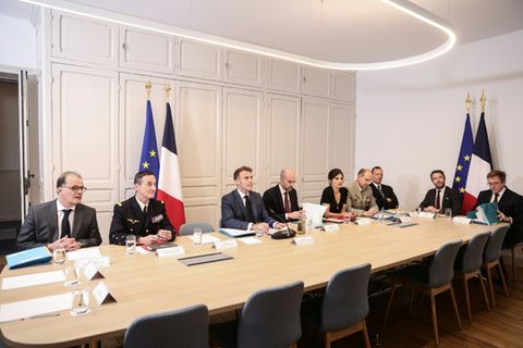 Videokonferenz der Koalition der Willigen