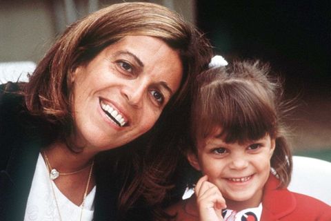 Christina Onassis mit ihrer Tochter Athina.