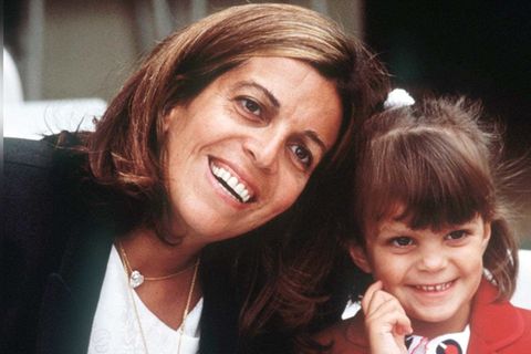 Christina Onassis mit ihrer Tochter Athina.