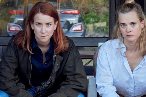 Lena Dörrie (l.) und Caroline Hanke spielten die "Mordsschwestern" in der ZDF-Krimireihe.