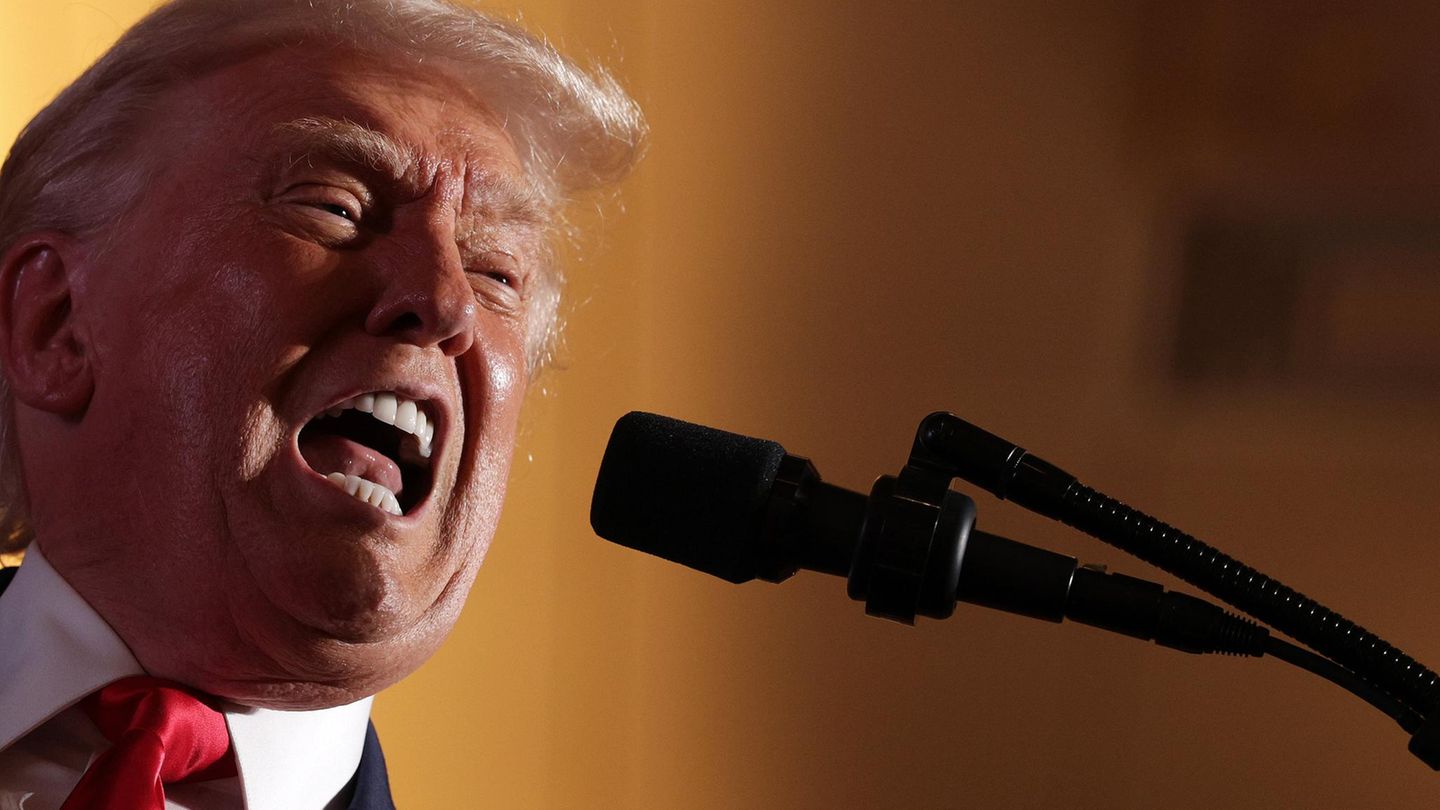 Sagt Europa den Kampf an: Donald Trump bei einer Rede