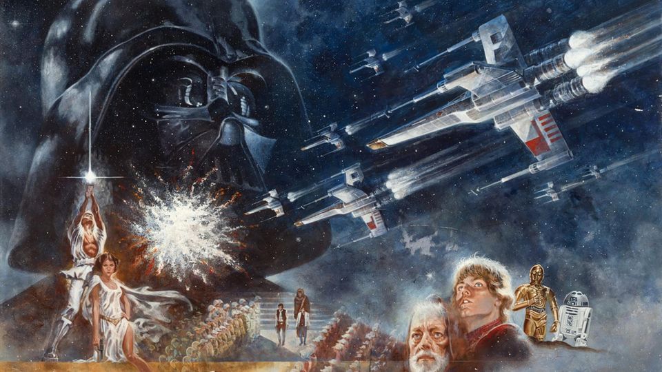 Original von 1977: Star-Wars-Gemälde für 3,3 Millionen versteigert