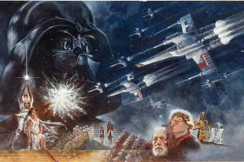 Original von 1977: Star-Wars-Gemälde für 3,3 Millionen versteigert