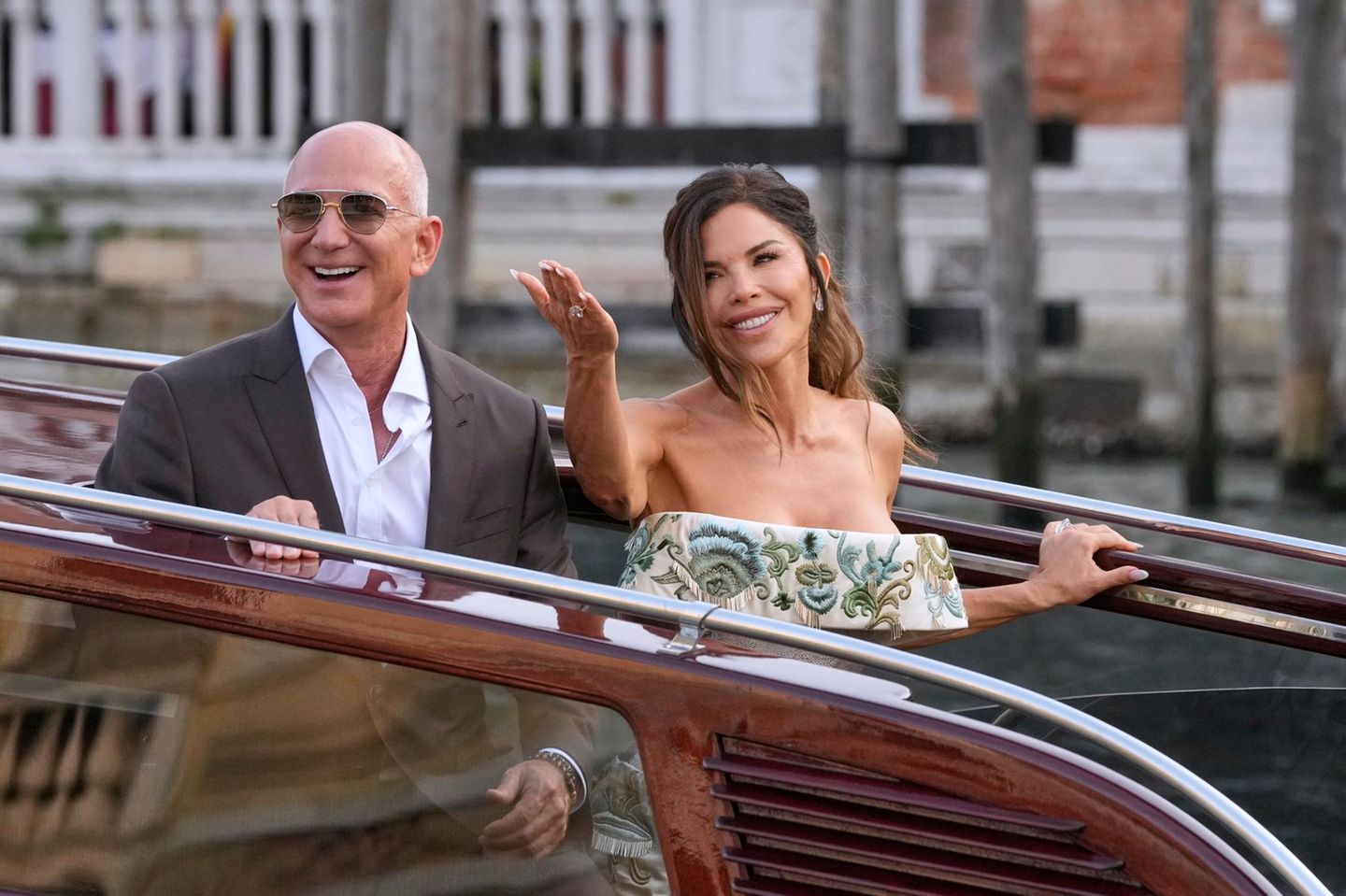 Lauren Sanchez und Jeff Bezos