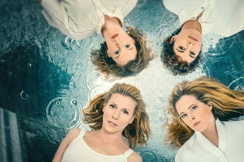 "Tage, die es nicht gab": Vier enge Jugendfreundinnen, gespielt von Franziska Weisz (v.u.l.n.o.l.), Diana Amft, Jasmin Gerat u