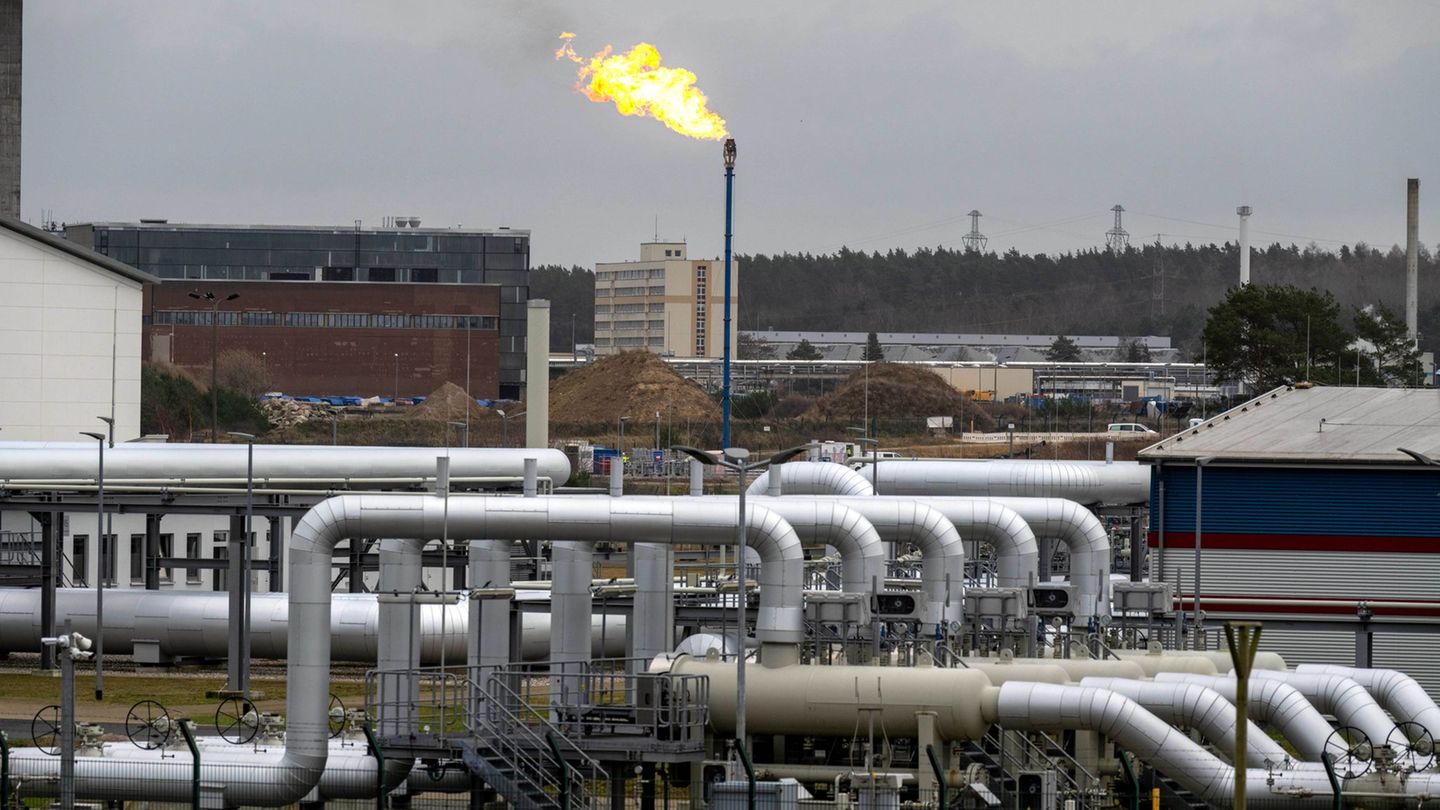 Der Gasleitungsknotenpunkt im vorpommerschen Lubmin soll in Zukunft für den Umschlag von Wasserstoff genutzt werden. Foto: Stefa