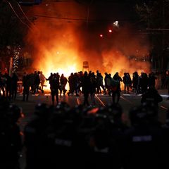 Eskalation bei einer Kundgebung gegen geplante Sparmaßnahmen in Bulgariens Haushaltsentwurf