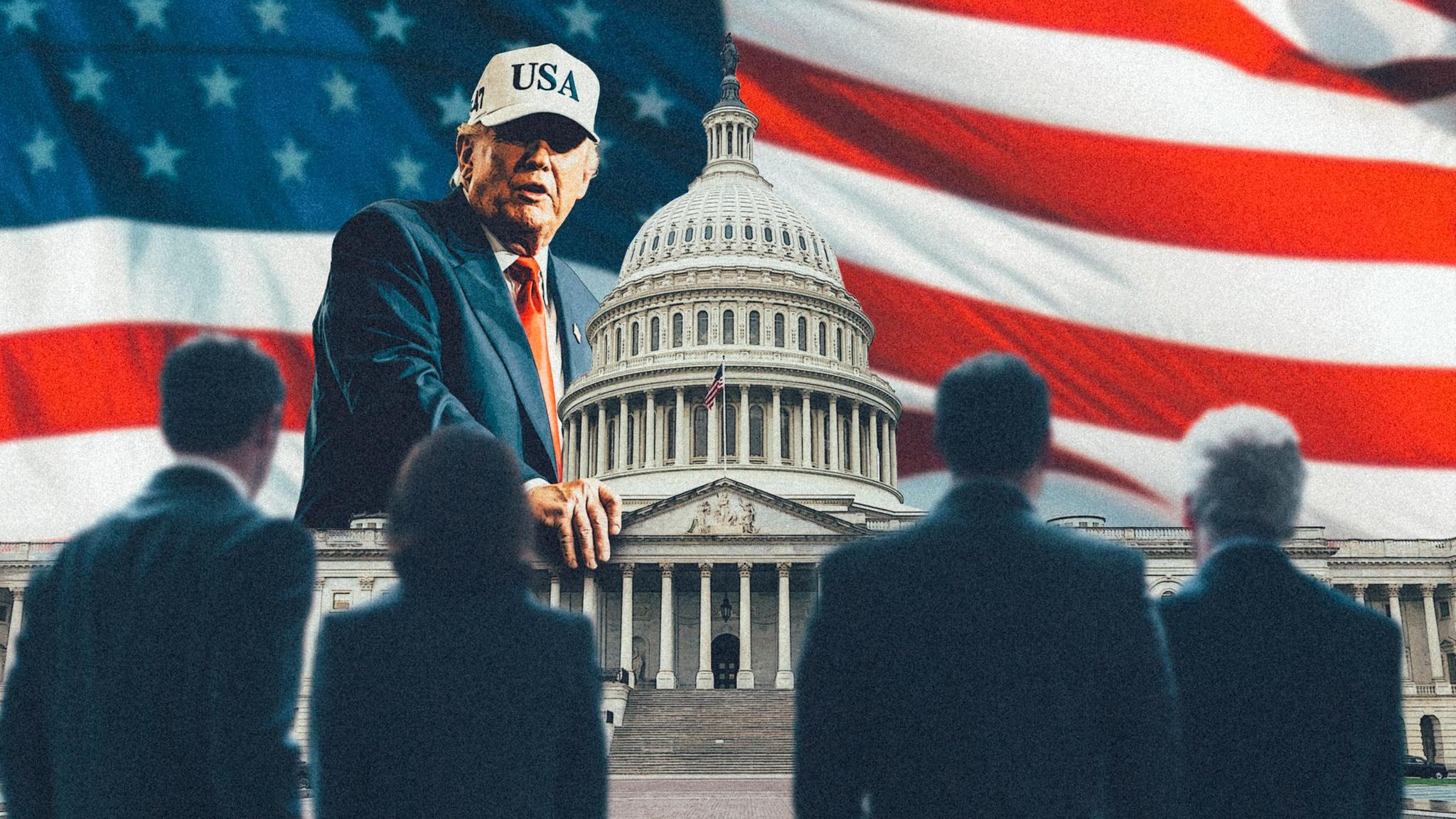 Reiseziel Washington: Die AfD trifft sich mit Trump-Anhängern (Symbolbild)