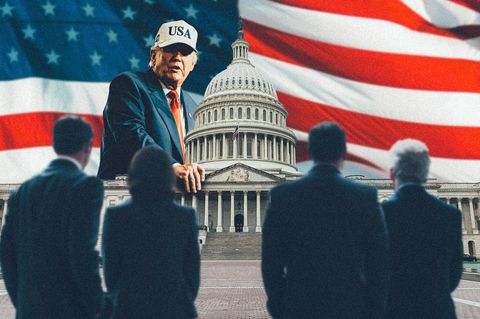 Reiseziel Washington: Die AfD trifft sich mit Trump-Anhängern (Symbolbild)