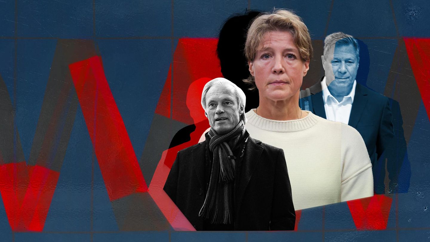 Der Prozess gegen Christina Block in einer Collage