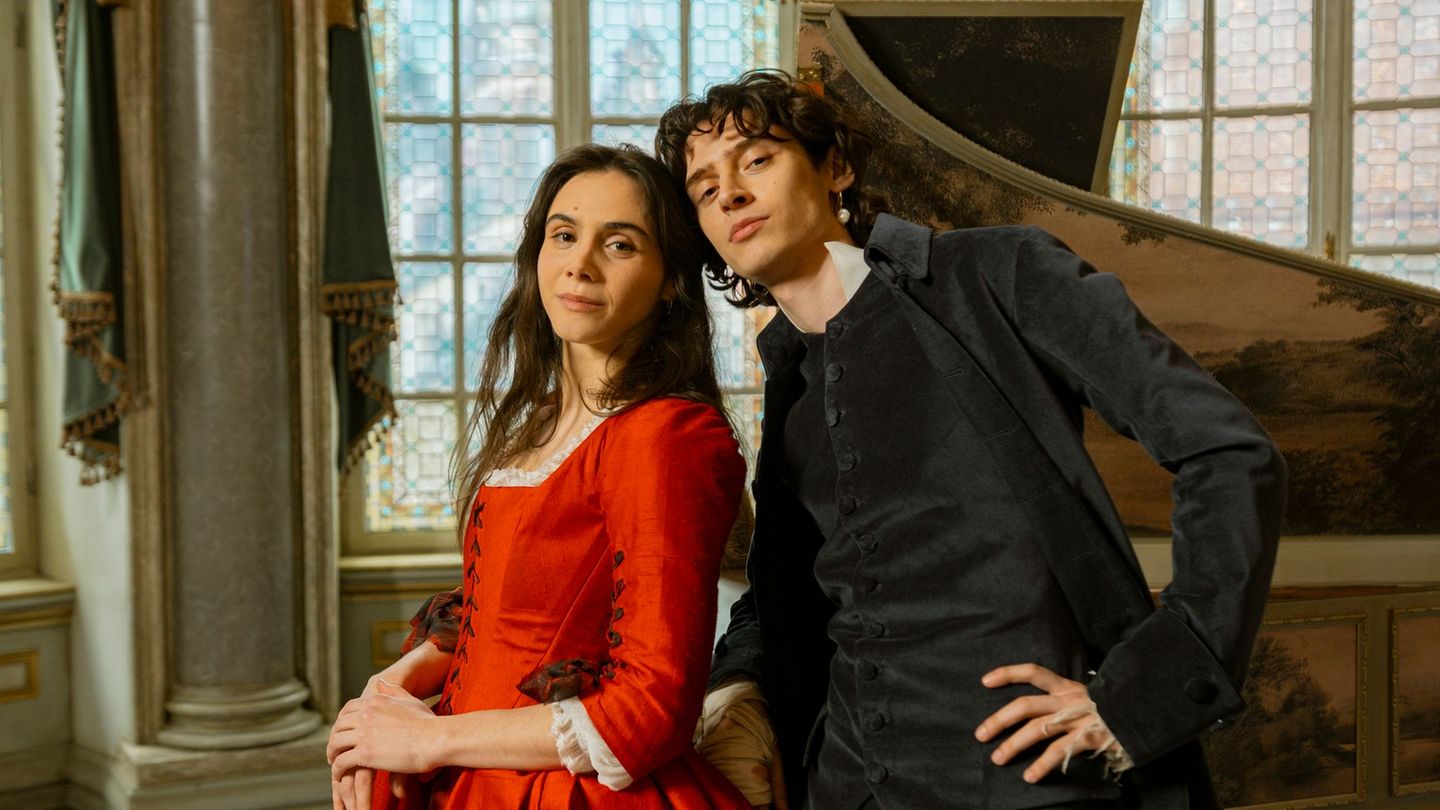 Havana Joy und Eren M. Güvercin spielen in der neuen ARD-Serie "Mozart/Mozart" die Wunderkinder Maria Anna und Wolfgang Amadeus