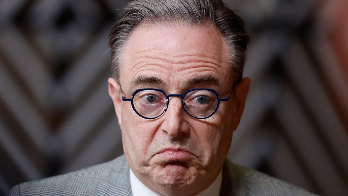 Unter Druck: Belgiens Premierminister Bart De Wever, ein flämischer Nationalist. Bis Anfang 2025 war der 54-Jährige Bürgermeister von Antwerpen