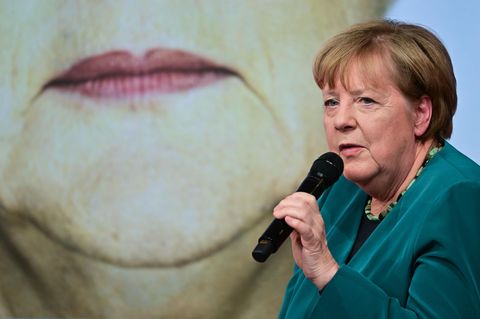 Angela Merkel bei der STERN STUNDE in Berlin