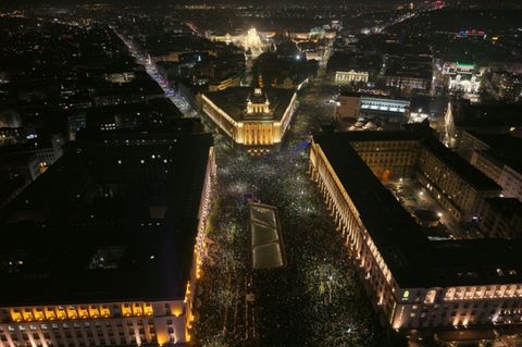 Proteste in Sofia am Mittwochabend