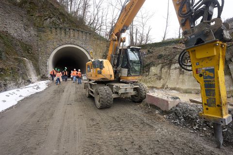 Auch Tunnel wurden saniert. (Archivbild) Foto: Thomas Frey/dpa