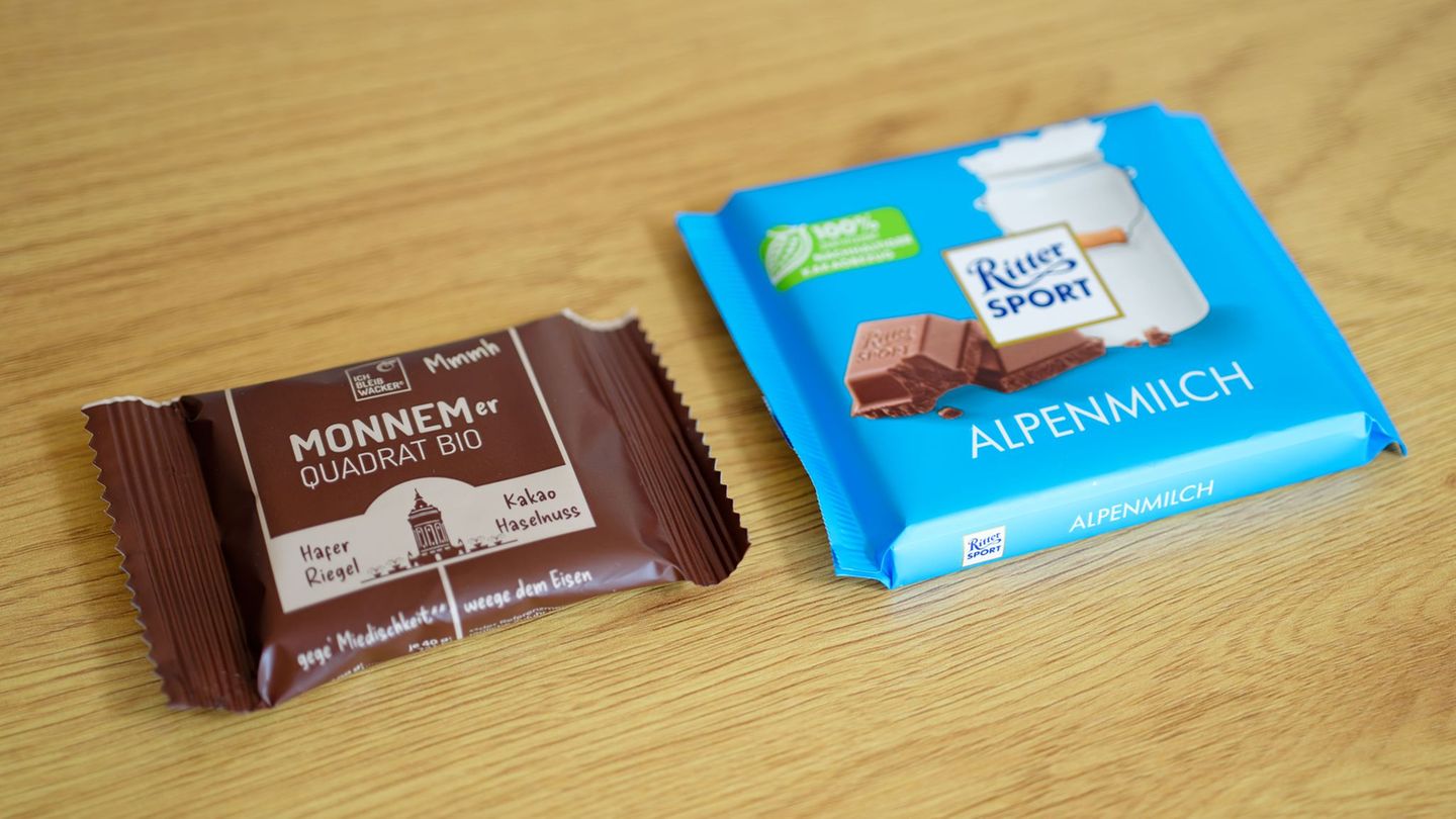 Ritter Sport sieht seine dreidimensionale Marke bedroht - und hat deshalb geklagt. (Archivbild) Foto: Uwe Anspach/dpa