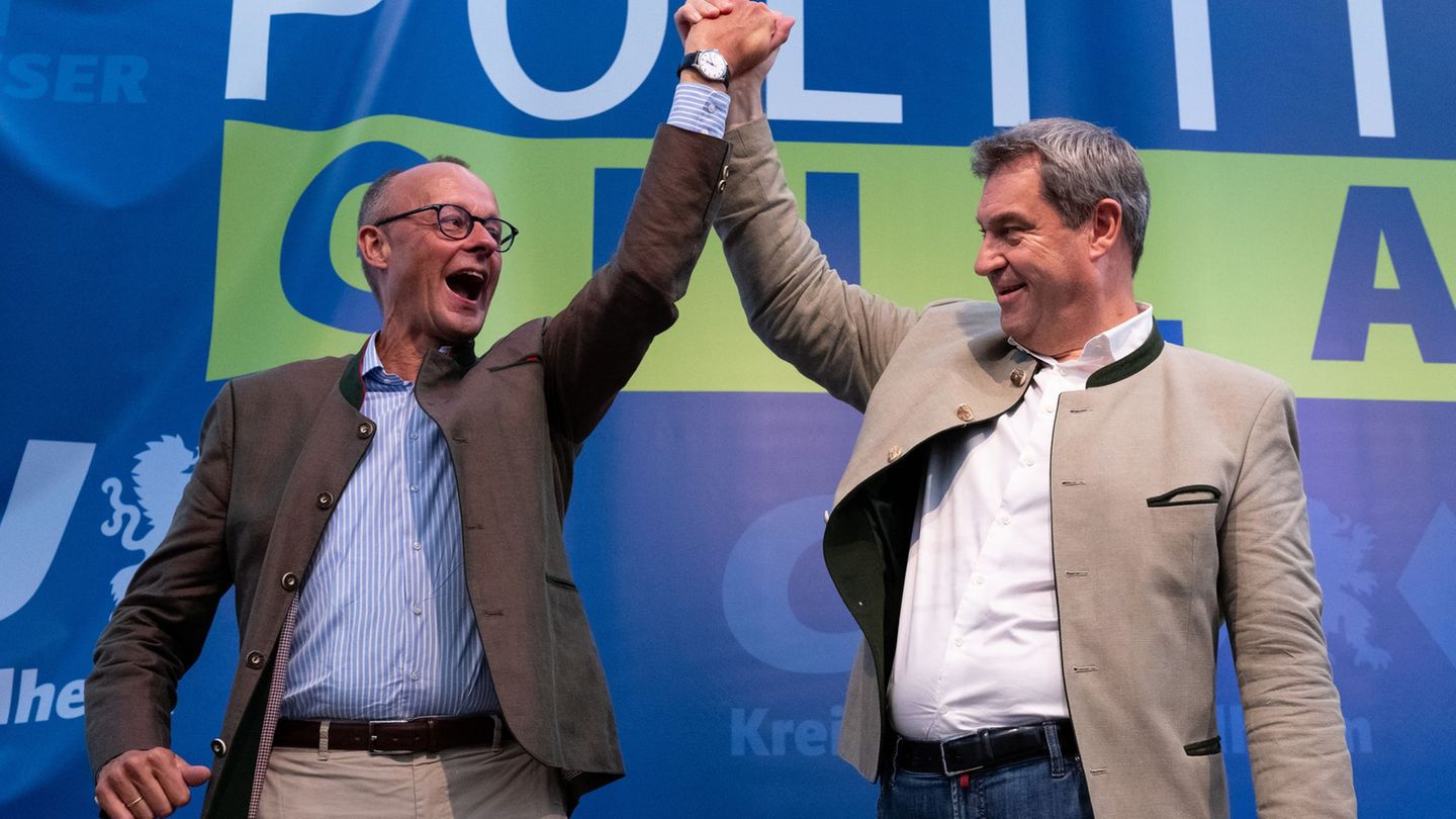 Kanzler Friedrich Merz (CDU, links) und CSU-Chef Markus Söder haben seit dem Regierungswechsel bei der Bundestagswahl im Frühjah