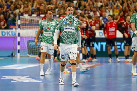 Frust bei Füchse-Spielmacher Tobias Gröndahl. Foto: Michael Hundt/dpa