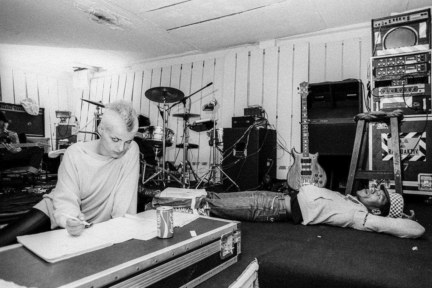 Nina Hagen im Proberaum