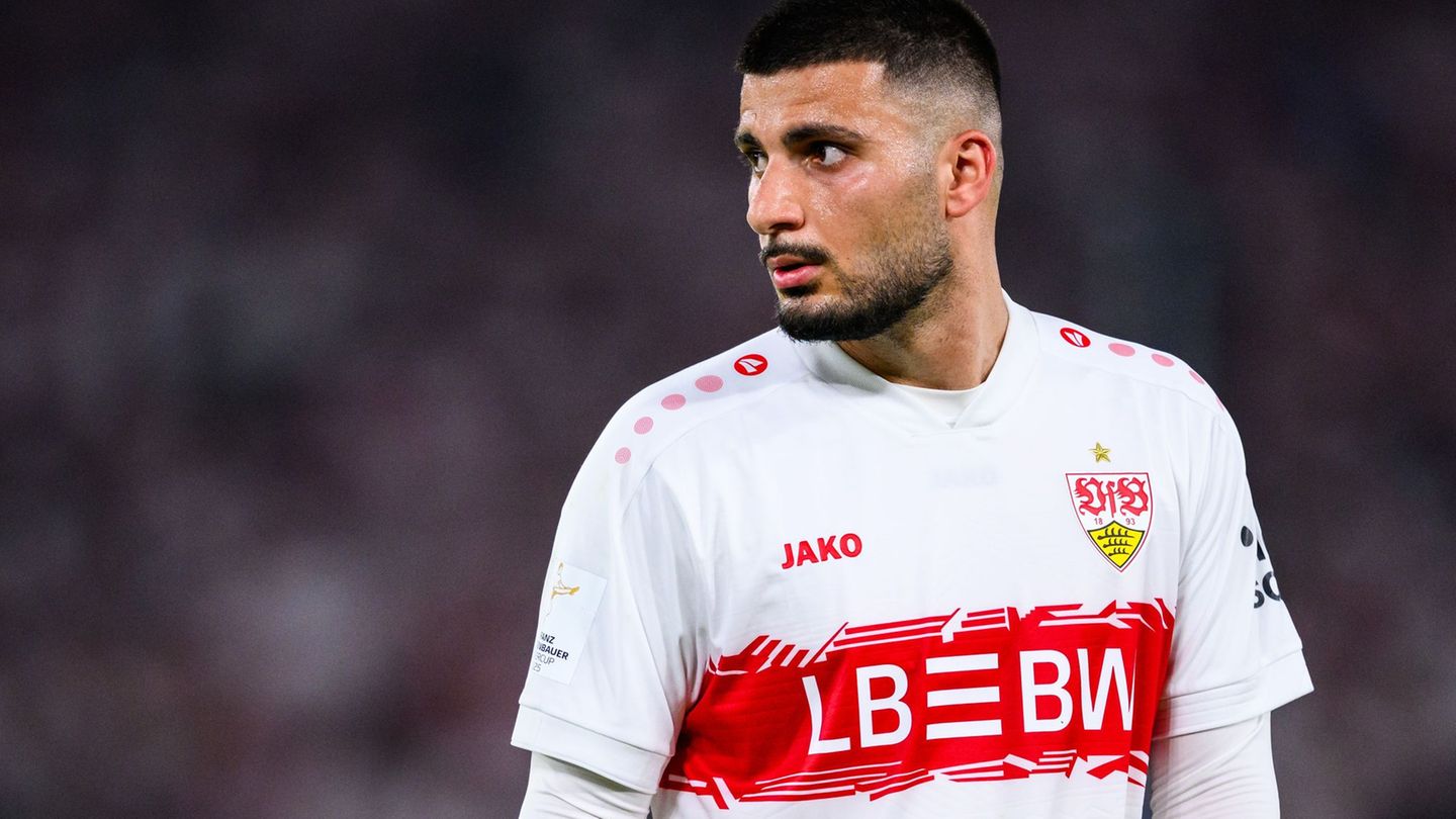 Deniz Undav war mit dem Auftritt seiner Stuttgarter gegen Maccabi nicht zufrieden. Foto: Tom Weller/dpa