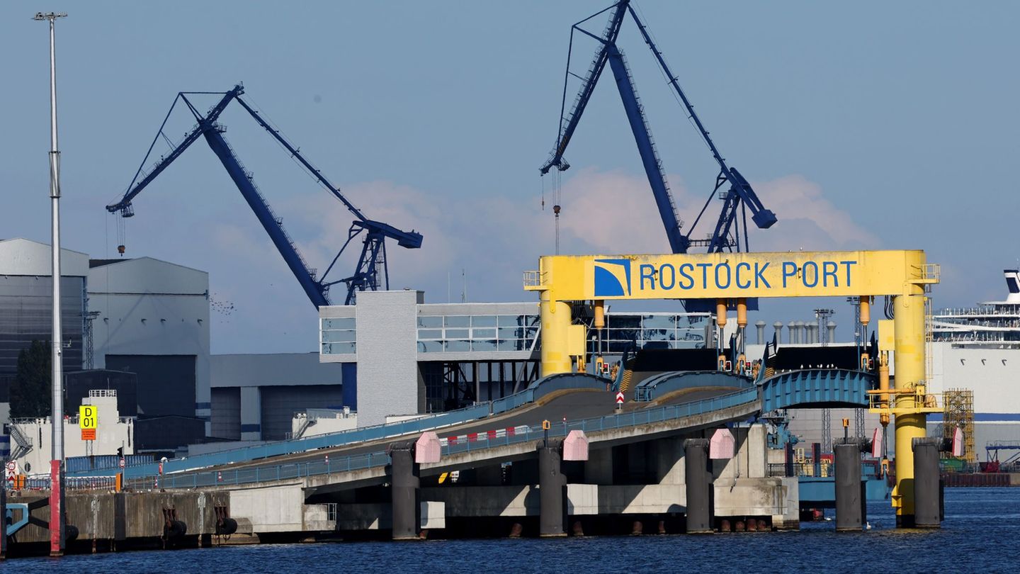 Die Häfen erfüllen eine nationale Aufgabe, so Wirtschaftsminister Wolfgang Blank (parteilos). (Archivbild) Foto: Bernd Wüstneck/