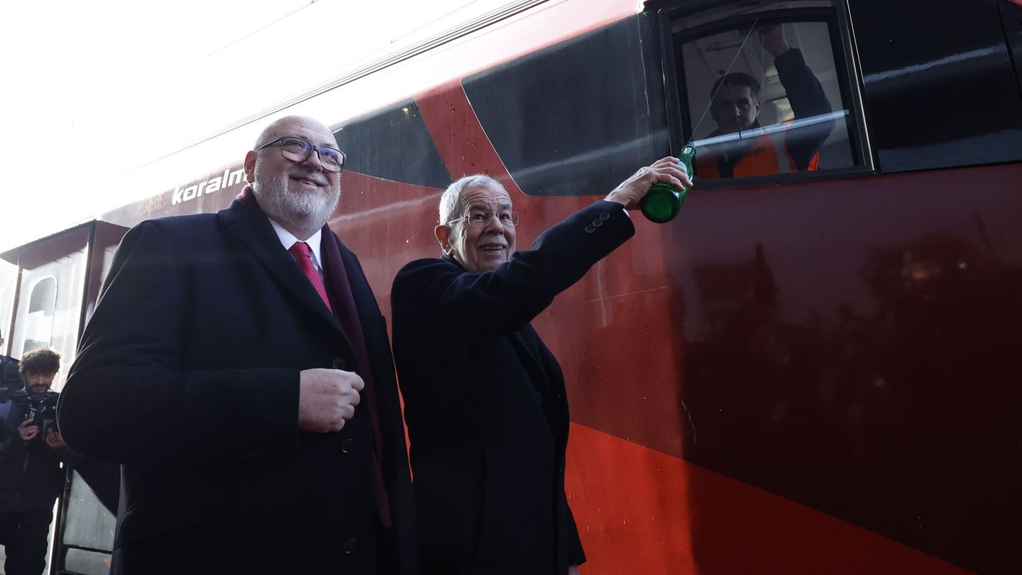Die Koralmbahn liegt auf einer Verkehrsachse zwischen Ostsee und Adria. Foto: Erwin Scheriau/APA/dpa